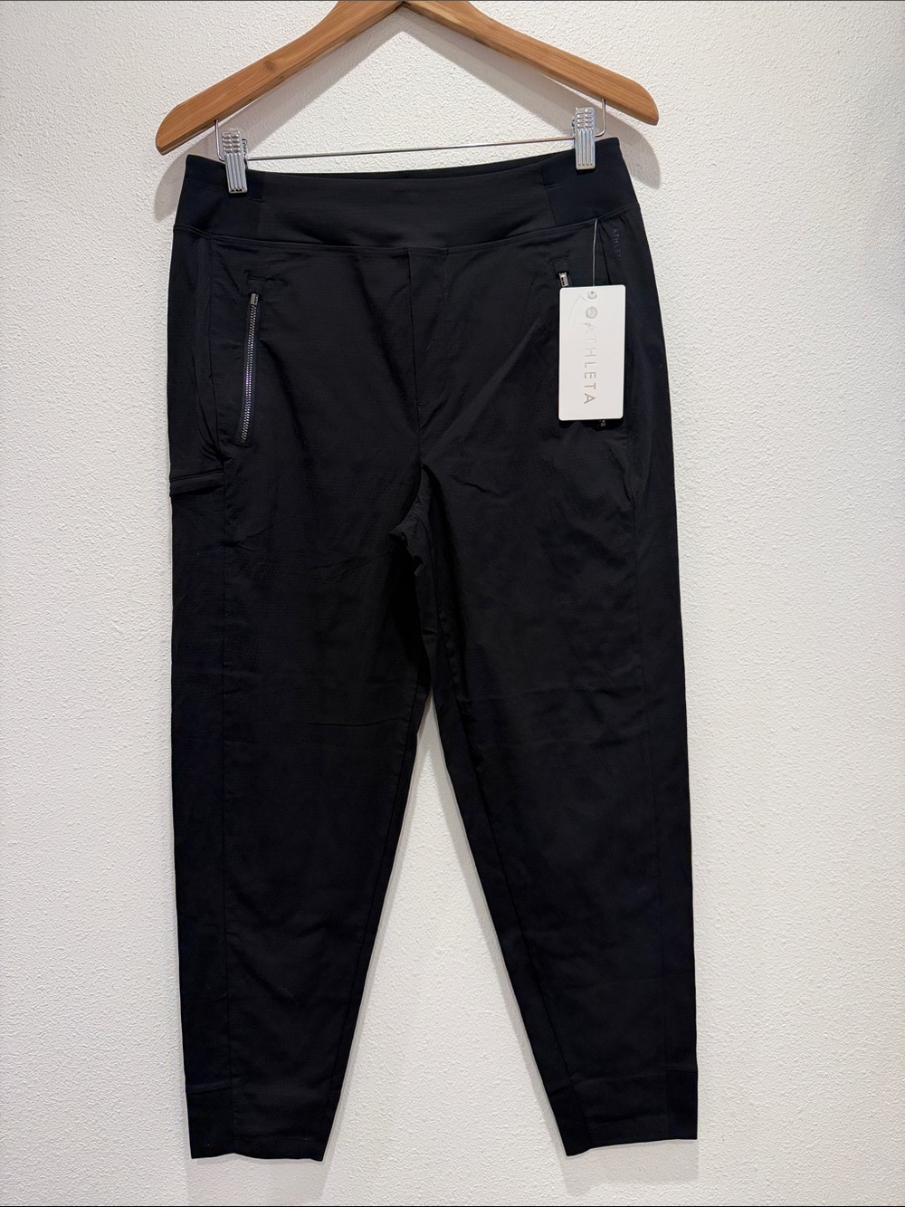 Athleta Black Slim Stretch Jogger Pants